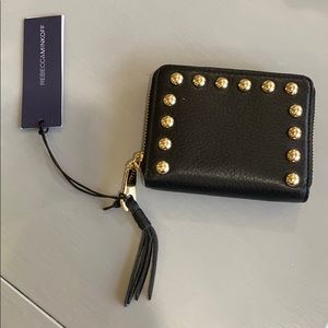 Rebecca Minkoff Mini Ava Zip Wallet With Studs